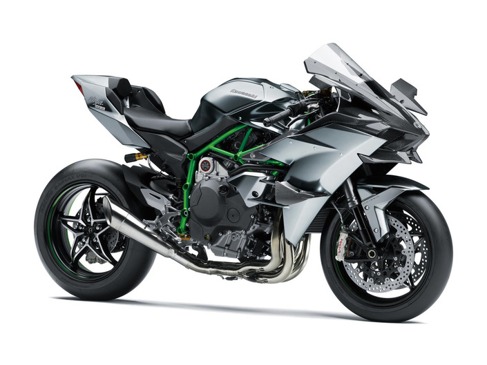 Assemblée à la main, la Kawasaki H2 a tout d'une oeuvre d'art