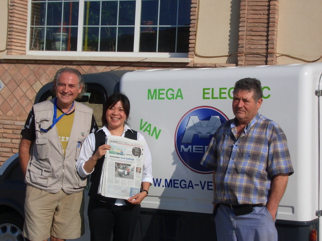 Rosa Mari Palacios et Jaume Bayà : un pèlerinage de 1 100 km en Mega electric Multitruck 