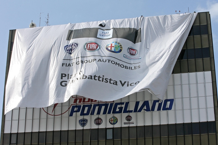 En 2010, l’usine de Pomigliano d’Arco devient « globale ». Photo MaxPPP.