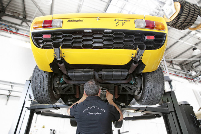 Lamborghini rouvre son centre de restauration