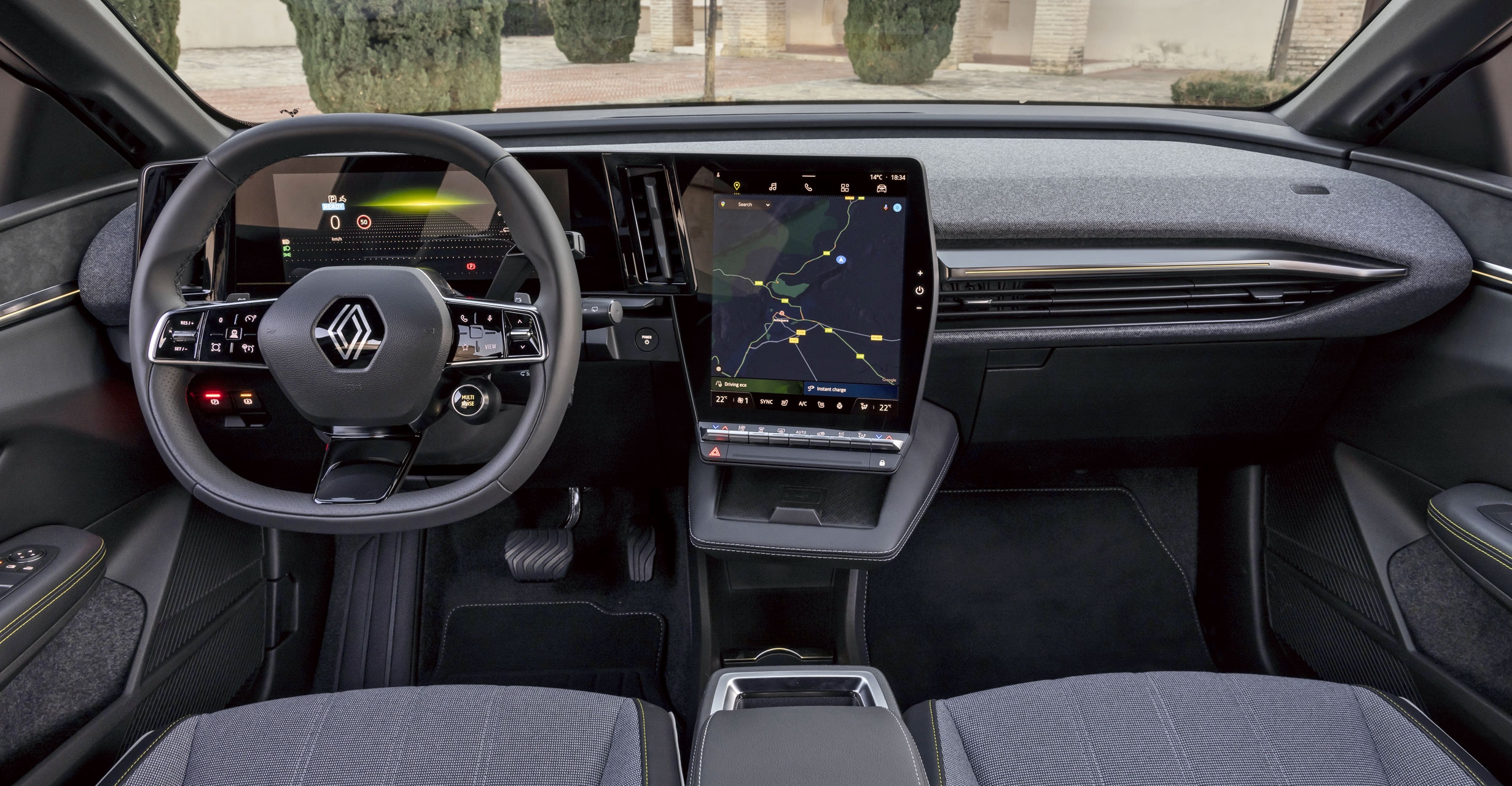 renault megane e tech interieur