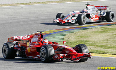 Formule 1 - Test Valence D.4: Kimi clôt les débats