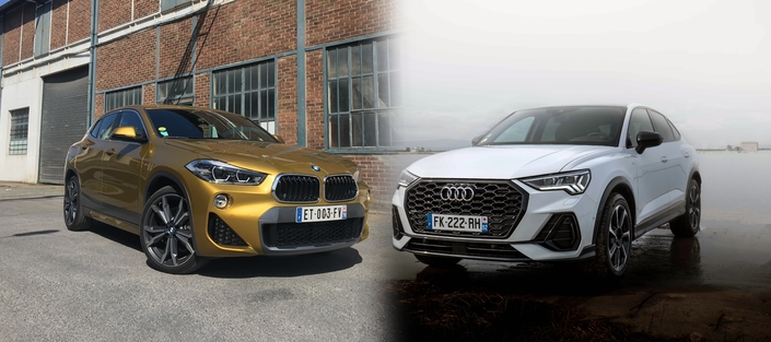 Comparatif : Audi Q3 Sportback VS BMW X2 : coupés et fiers de l’être