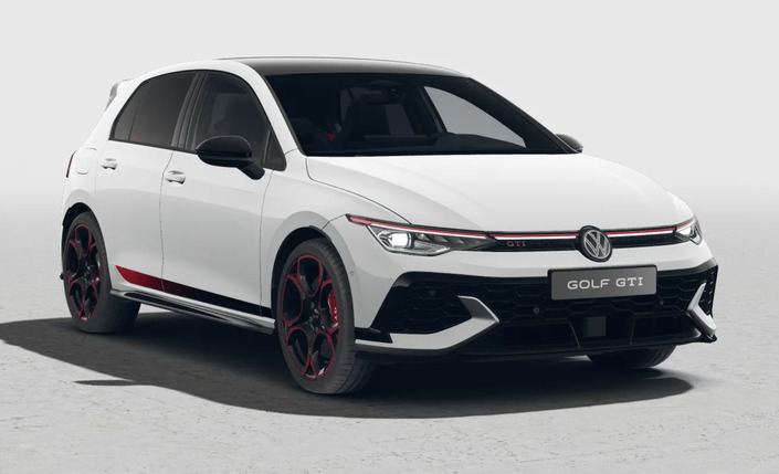 Voilà la Golf GTI 50 sans options.