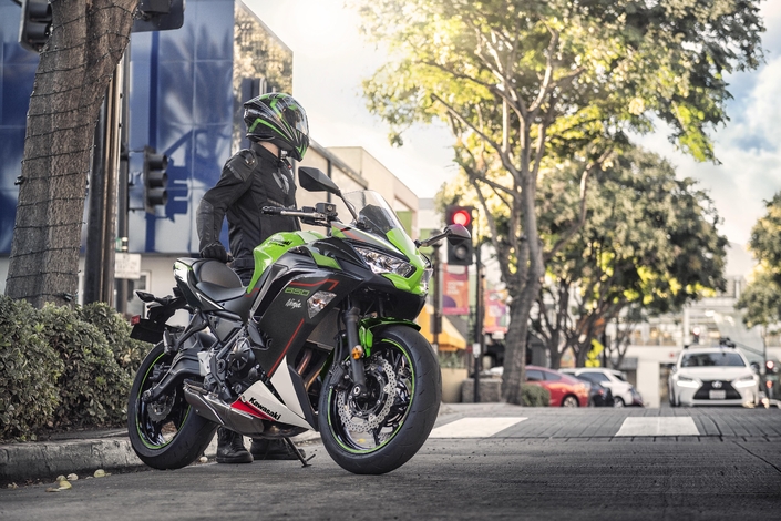 La Kawasaki Ninja 650 2022.