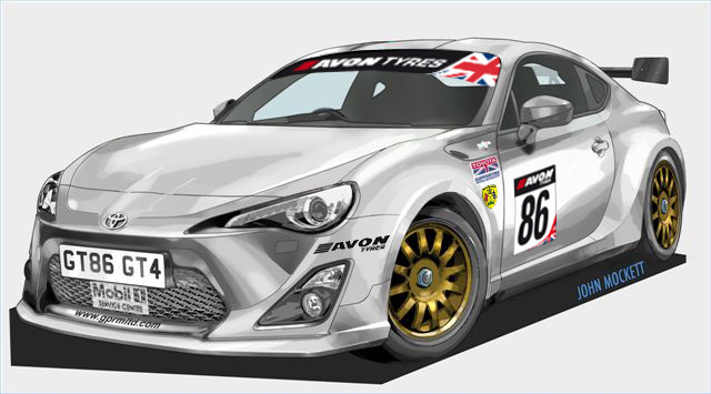 Une Toyota GT86 GT4 pour l'Angleterre