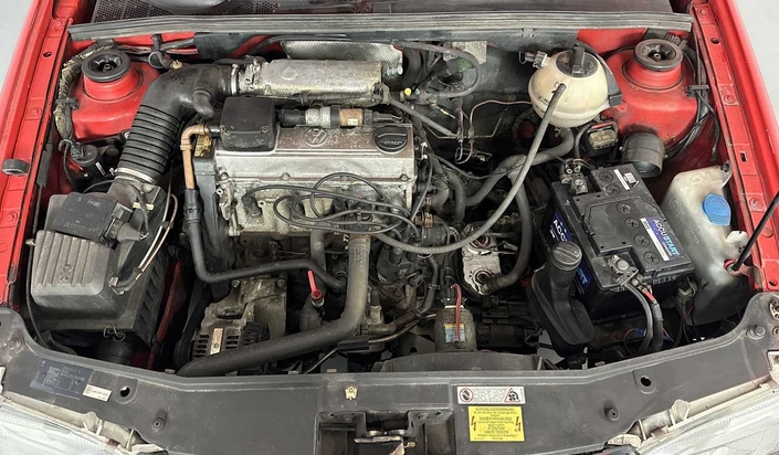 Vraiment rien à reprocher au 2,0 l 8 soupapes de la VW Golf Cabriolet, il est vrai peu poussé.