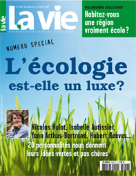 Enquête de l'hebdomadaire La Vie : le Languedoc-Roussillon, la région la plus écolo