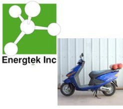 Angstore Technologies Ltd/Energtek Inc : le Gaz Naturel Adsorbé pour un deux-roues !