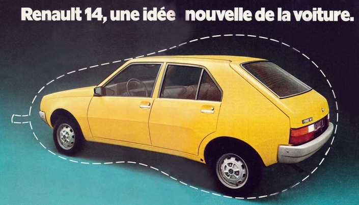 Ah, cette fameuse pub comparant la R14 à une poire... Mais à elle seule, elle n'explique pas la carrière en demi-teinte du modèle.