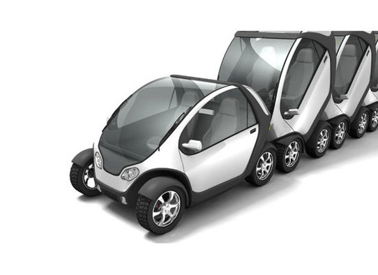 City Car de MIT : un concept-car de voiture citadine, électrique, pliable et empilable !