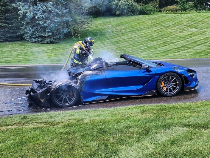 En juillet 2023, les pompiers du Michigan se chargeaient d’un incendie très spécial.