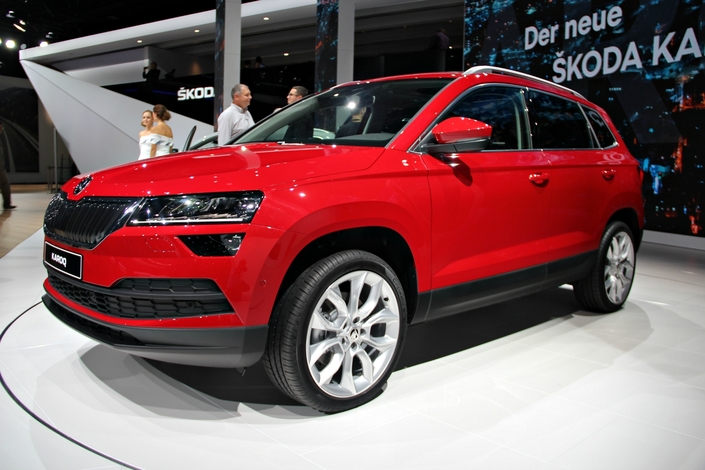 Skoda Karoq : succès assuré - Vidéo en direct du Salon de Francfort 2017