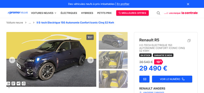 Économiser plus de 7 000 € sur une Renault 5 (presque) neuve, c’est possible !