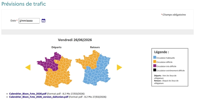Et la version "daltoniens", avec ses couleurs adaptées, où le bleu remplace le vert, et le violet remplace le rouge, pour une meilleure lecture par les personnes concernées.