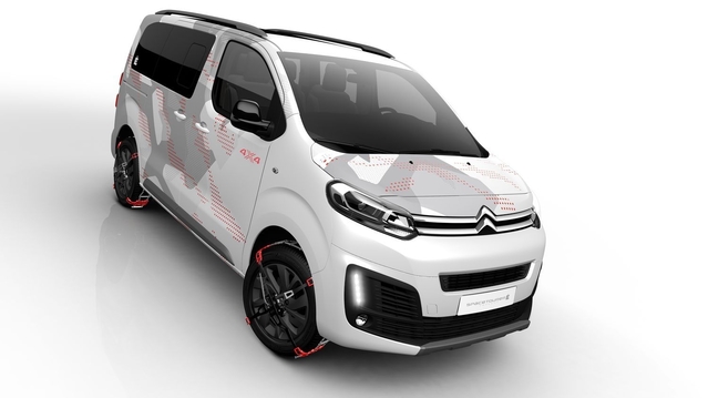 Salon de Genève 2017 - Citroën SpaceTourer 4x4 Ë : concept publicitaire