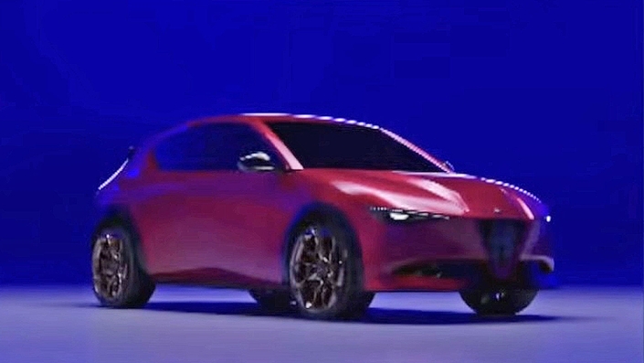 Cette vue 3D (de très mauvaise qualité) présenté dans le cadre de l’annonce du plan FaSTLAne pourrait représenter ce que sera la future Alfa Romeo Giulietta. Cette auto qui devrait utiliser la plateforme STLA One pourrait faire un bien fou à la marque au trèfle.