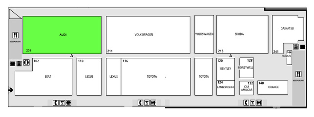 Guide des stands - Audi: hall 4