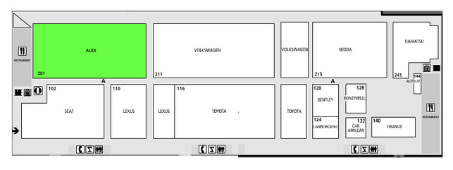 Guide des stands - Audi: hall 4