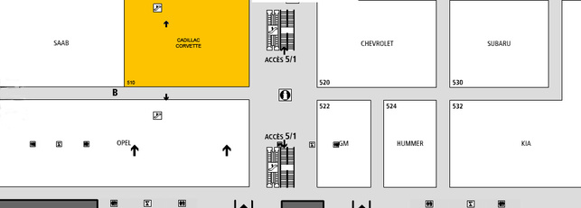 Guide des stands - Cadillac: hall 5-2