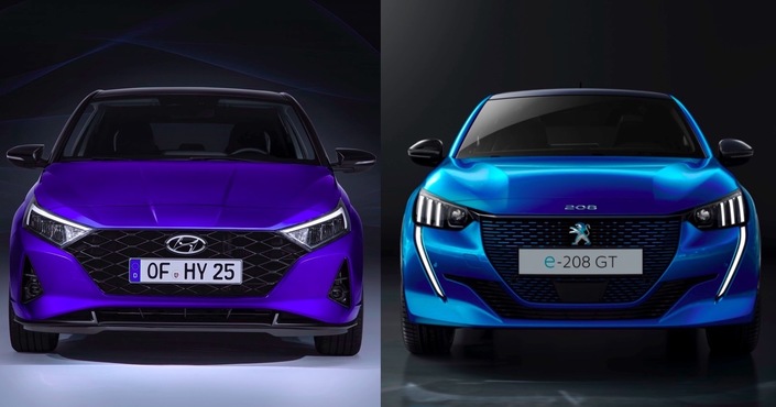 Premier match - Nouvelle Hyundai i20 vs Peugeot 208