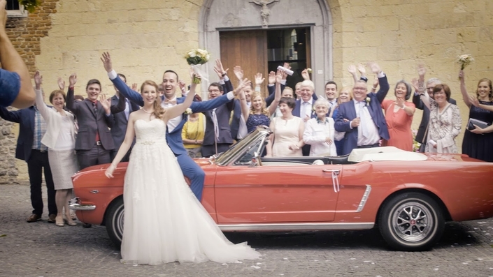 La Ford Mustang, voiture star des mariages