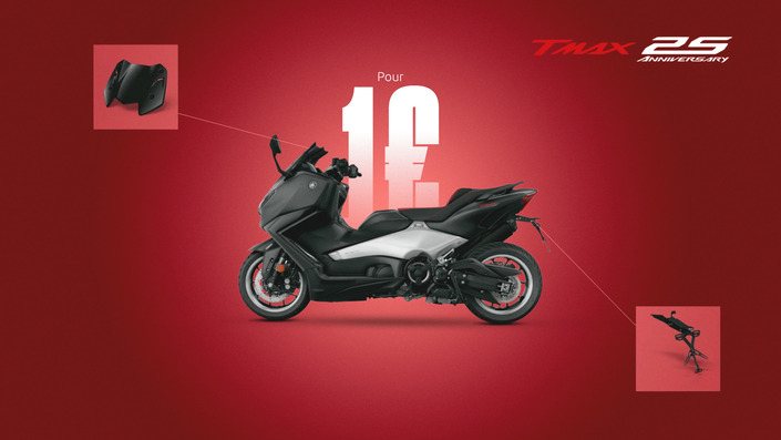 Le Yamaha TMax passe en mode Sport pour seulement 1 euro !