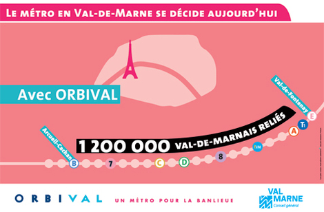 Val-de-Marne : son projet de métro Orbival, une alternative à la voiture