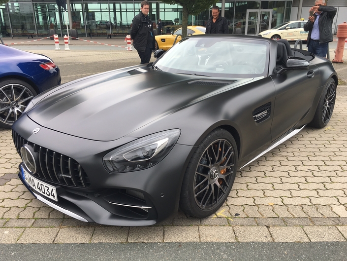 Mercedes-AMG GT Roadster - Les premières images de l'essai en live