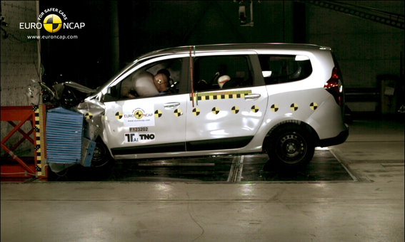 Euro NCap : 14 autos à 5 étoiles mais seulement 3 pour le Dacia Lodgy