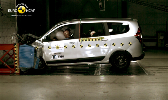 Euro NCap : 14 autos à 5 étoiles mais  seulement 3 pour le Dacia Lodgy