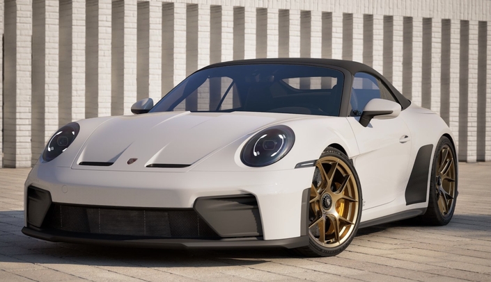 Voici à quoi ressemble une 911 GT3 S/C sans la moindre option.