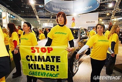 Salons de Bruxelles et de Vienne : Greenpeace est sur le front de l’environnement