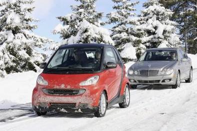 Smart fortwo mhd, Smart fortwo cdi et Mercedes E 320 BLUETEC : un voyage-test vert de Los Angeles à Detroit !