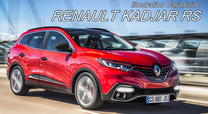 Le Renault Kadjar R.S pointe à l'horizon (illustration Caradisiac)