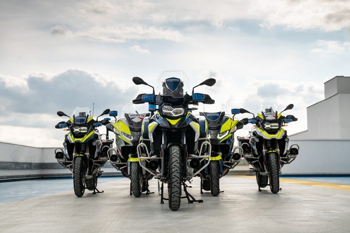 Un parc moto renouvelé pour les Forces de l'ordre françaises.