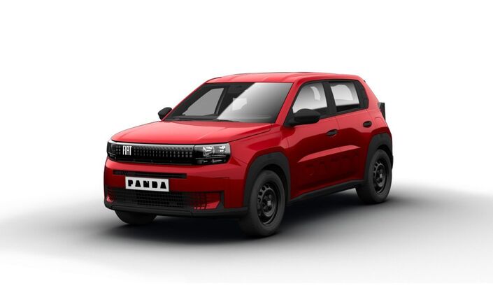 La Fiat Grande Panda est l'une des rares voitures qui parvienne à rester attirante avec des jantes en tôle.