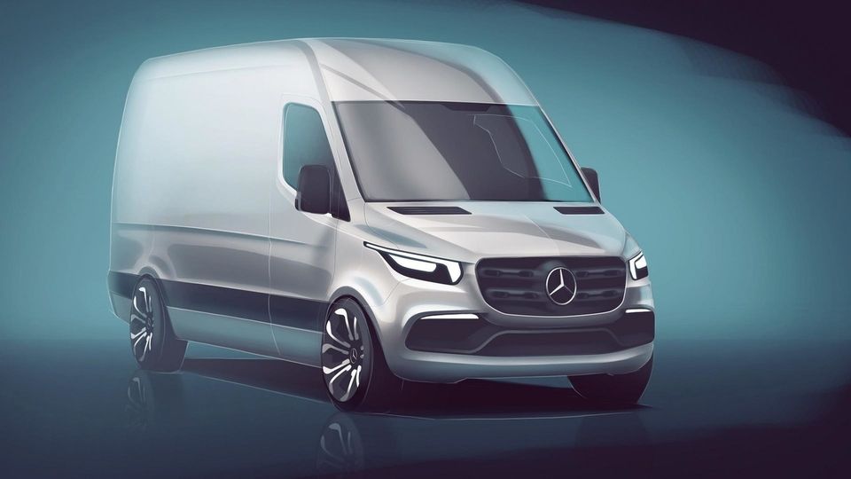 Mercedes dévoile un teaser du nouveau Sprinter