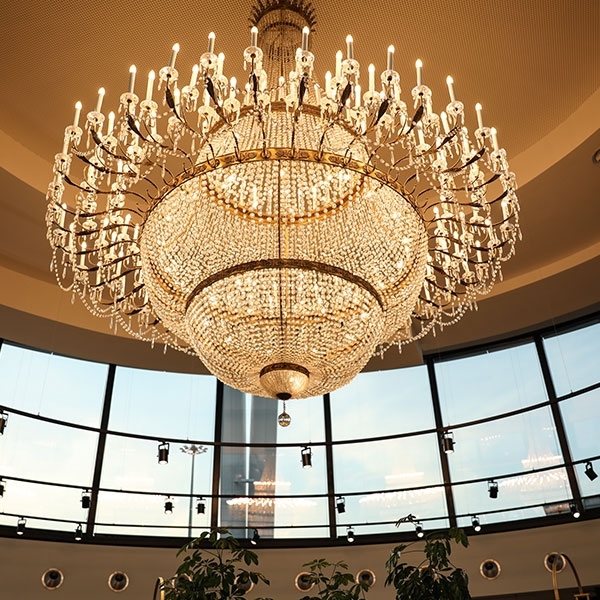 L’intérieur de l’Autogrill restauré.