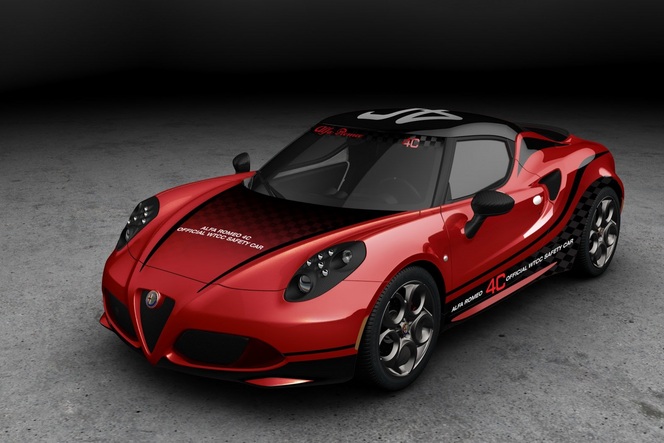 L'Alfa Romeo 4C safety-car en WTCC