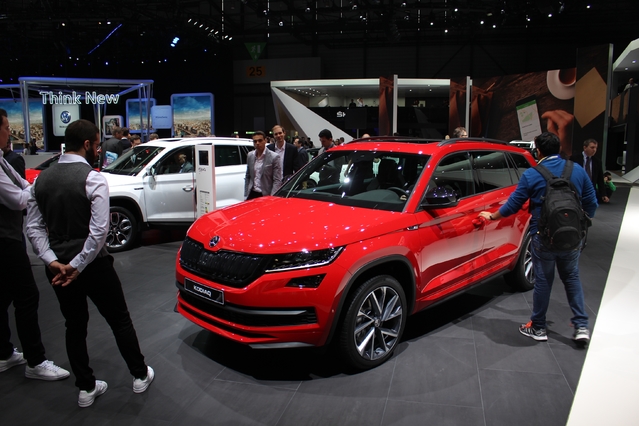 Skoda Kodiaq : en bonne voie - Vidéo en direct du Salon de Genève 2017