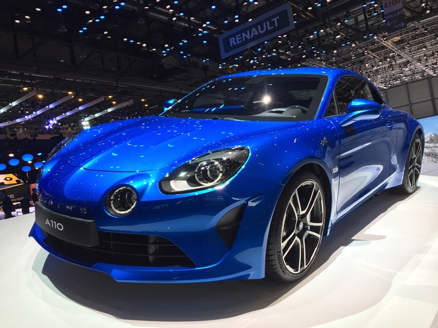 Alpine A110: nouvelle star - Vidéo en direct du salon de Genève 2017