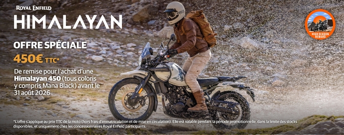 Royal Enfield célèbre l’été avec des promos sur l’Himalayan 450 et la Guerrilla 450