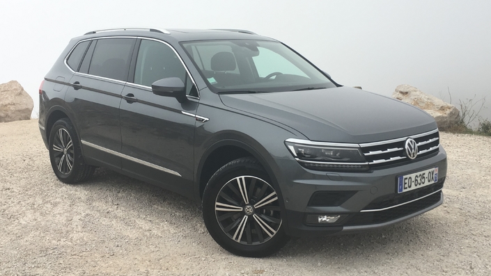 Volkswagen Tiguan Allspace : les premières images de l'essai en live