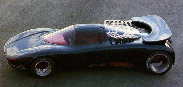 Superbe, l'Osmos de 1989 arbore un V12 central et surtout une innovation signée Sbarro : la roue sans moyeu.