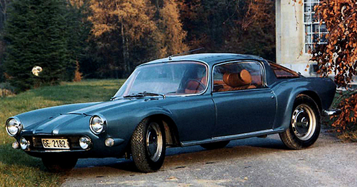 La première création de Sbarro, alors chef mécanicien dans l'écurie Filipinetti, sur base Volkswagen Karmann-Ghia.