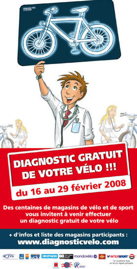 Bordeaux/France : opération Diagnostic gratuit de votre vélo du 16 au 29 février 2008