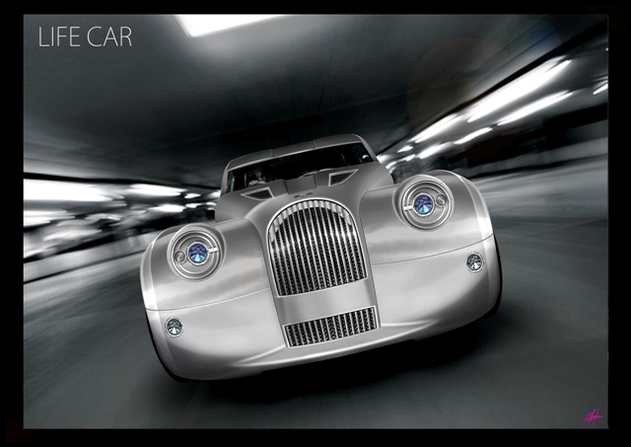 Salon de Genève 2008 : le concept Morgan LifeCar de Morgan Motor Compagny 