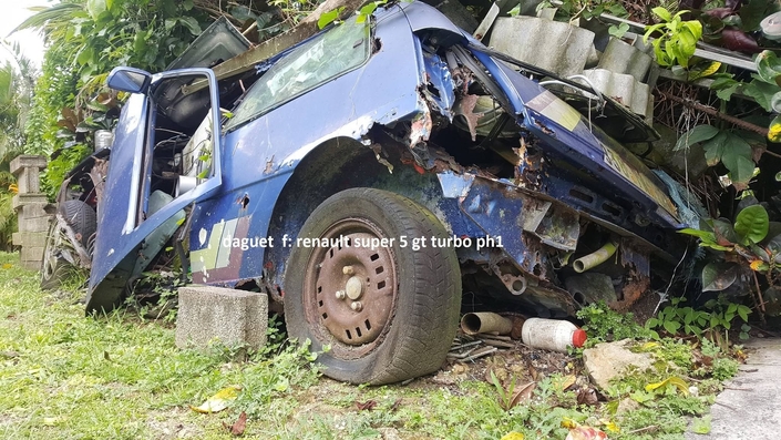 Que vont devenir ces trois Supercinq GT Turbo dévorées par la rouille et la végétation ?