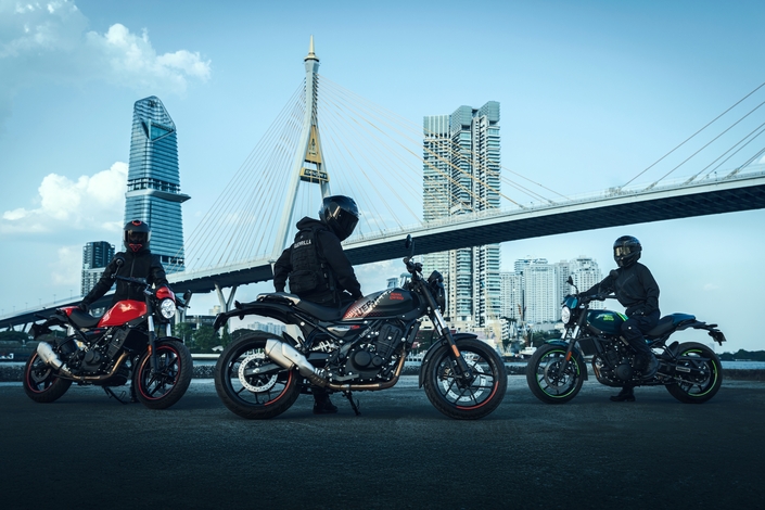 Une nouveauté arrive dans le catalogue Royal Enfield : la Guerrilla 450 Apex